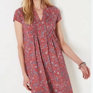 J Jill pin-tucked dress with pockets Large Tall